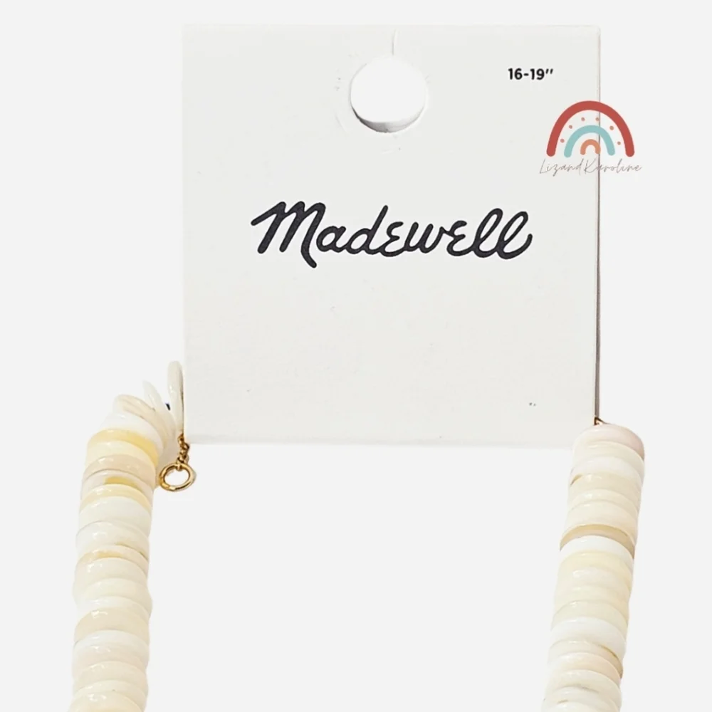 New! Madewell Beaded Fish Statement Necklace - Picture 6 of 7